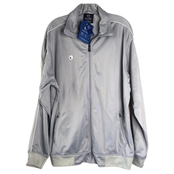 Royal Threads Zip up Athletic Jacket w/ Fleece NWT - Picture 1 of 15